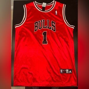 Adidas vtg derrick rose #1 Red Bulls Jersey